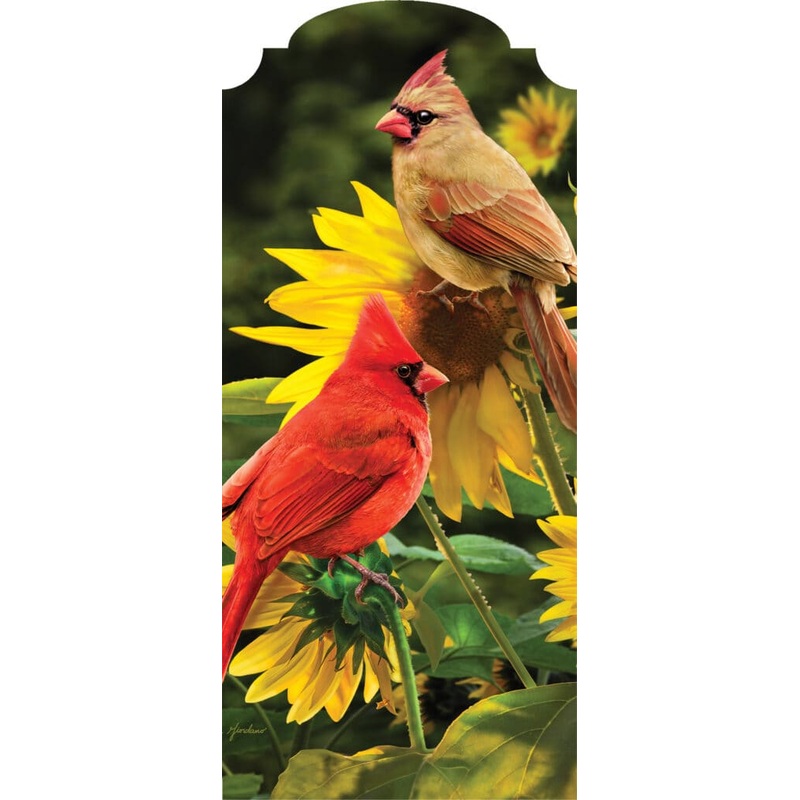 Cardinal Couple-YarDecor