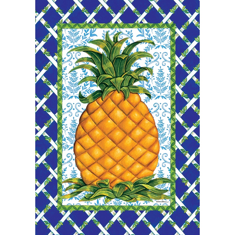 Elegant Pineapple-Flag by Deb Strain