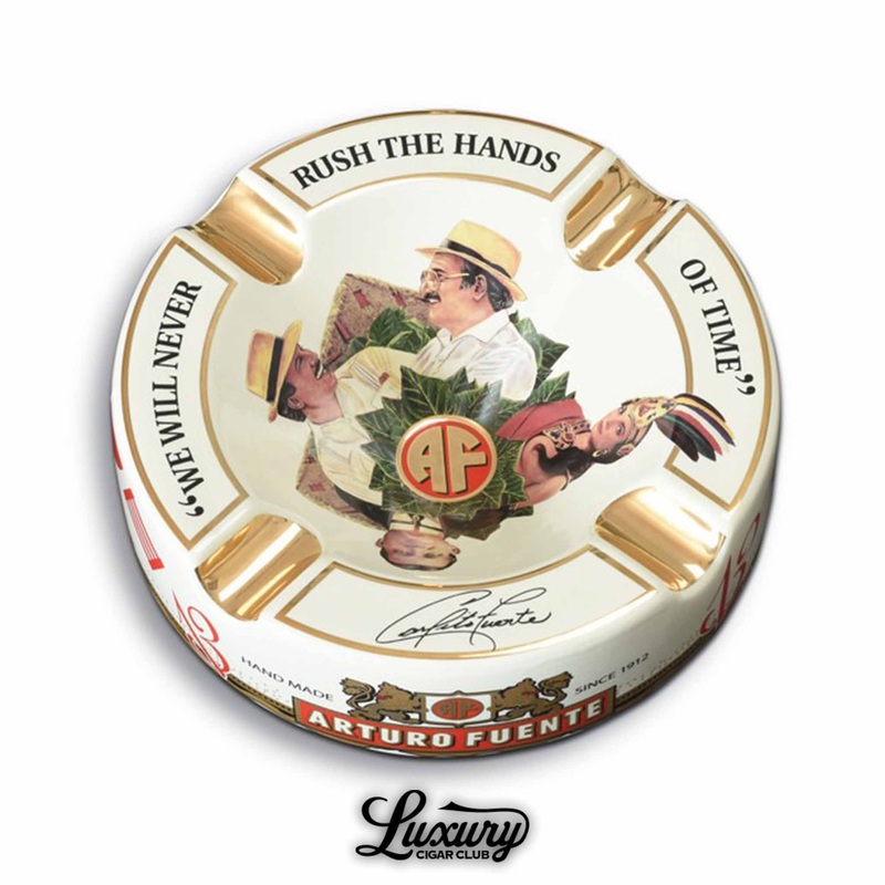 Arturo Fuente Hands of Time Limited Edition Porcelain Ashtray Black