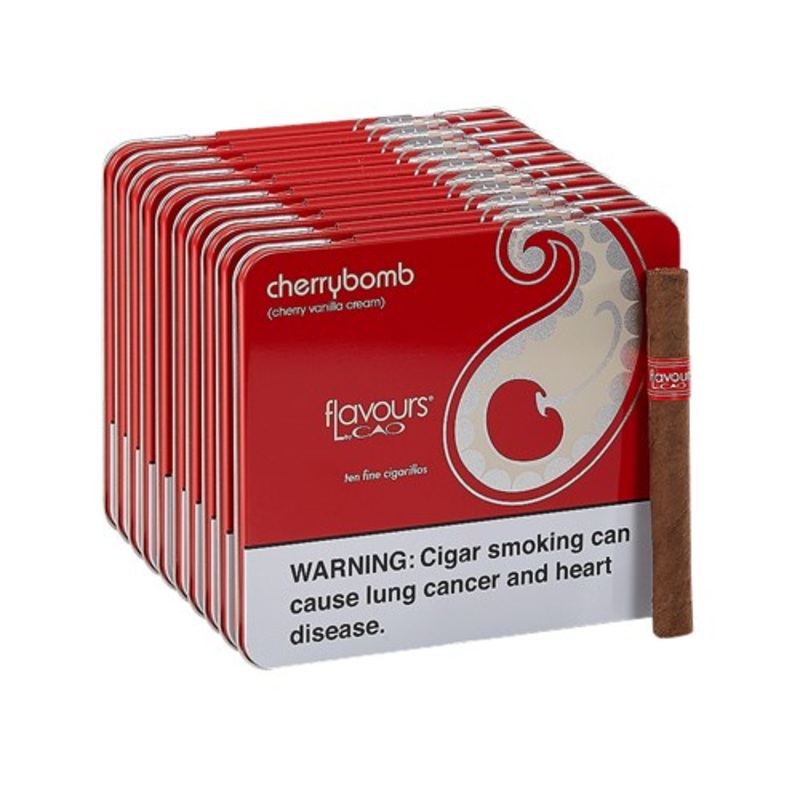 CAO Cherrybomb Cigarillo (4″ x 30) Brick of 100