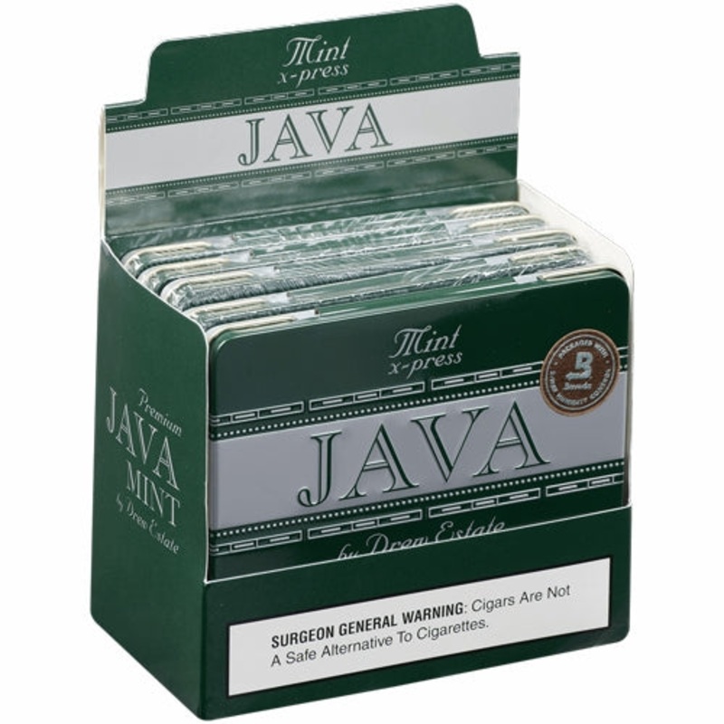 Drew Estate Java Mint X-Press Cigarillos (4″ x 32) Block of 50