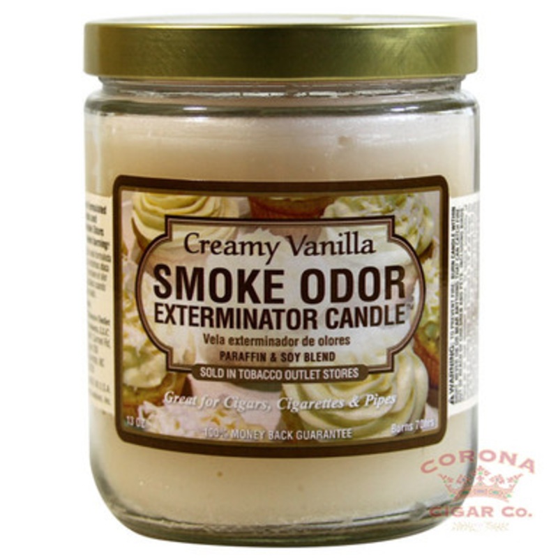 Smoke Odor Candle – Creamy Vanilla (13oz Jar)