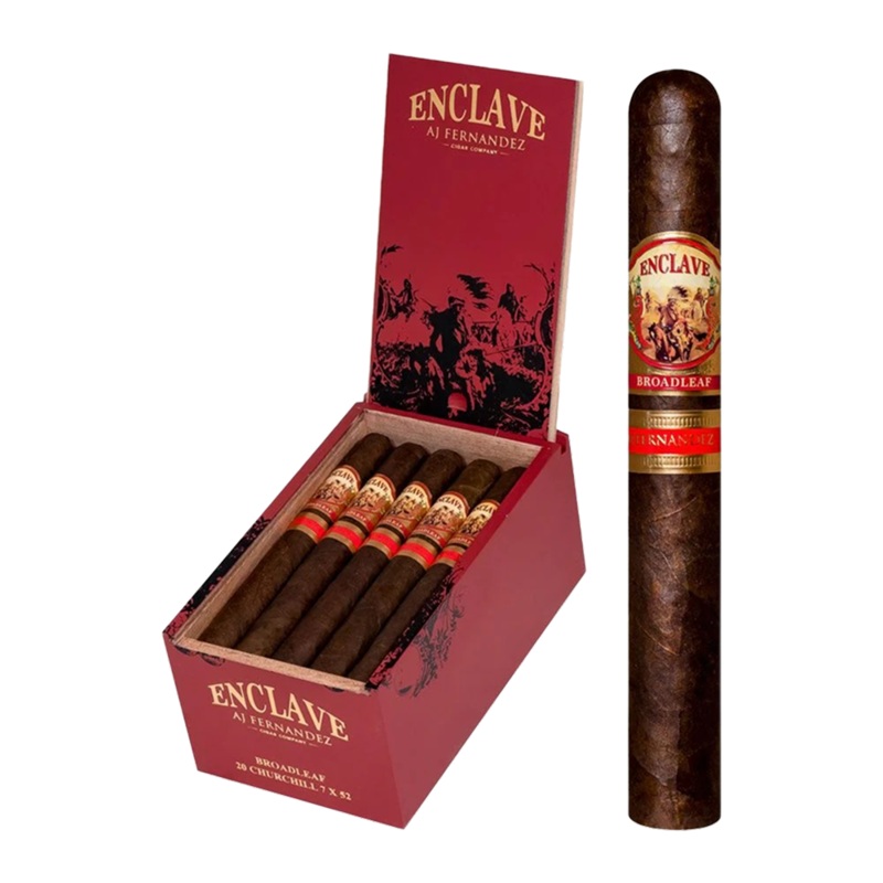 AJ Fernandez Enclave Broadleaf-Churchill Box of 20