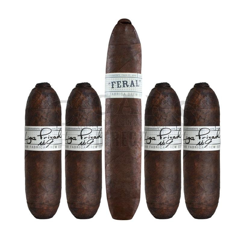 Drew Estate Liga Privada No.9 Flying Pig and Feral Pig Sampler 5 Cigars