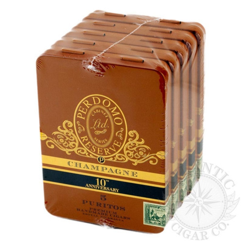 Perdomo 10th Anniversary Champagne Puritos Tins