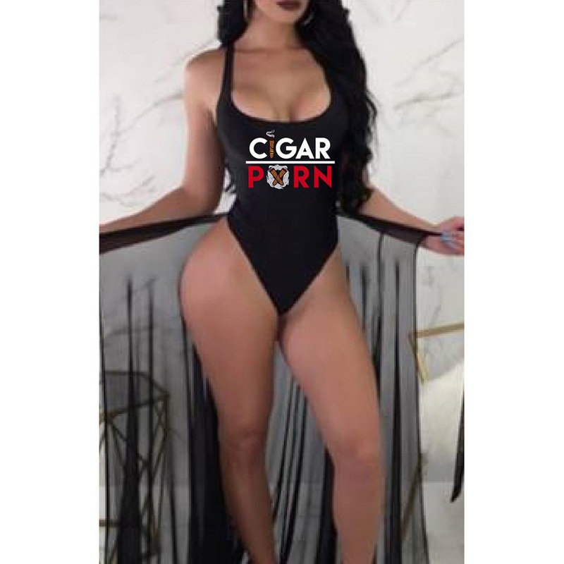 Black Cigar Pxrn One Piece Women’s Swimsuit & Cover-up S