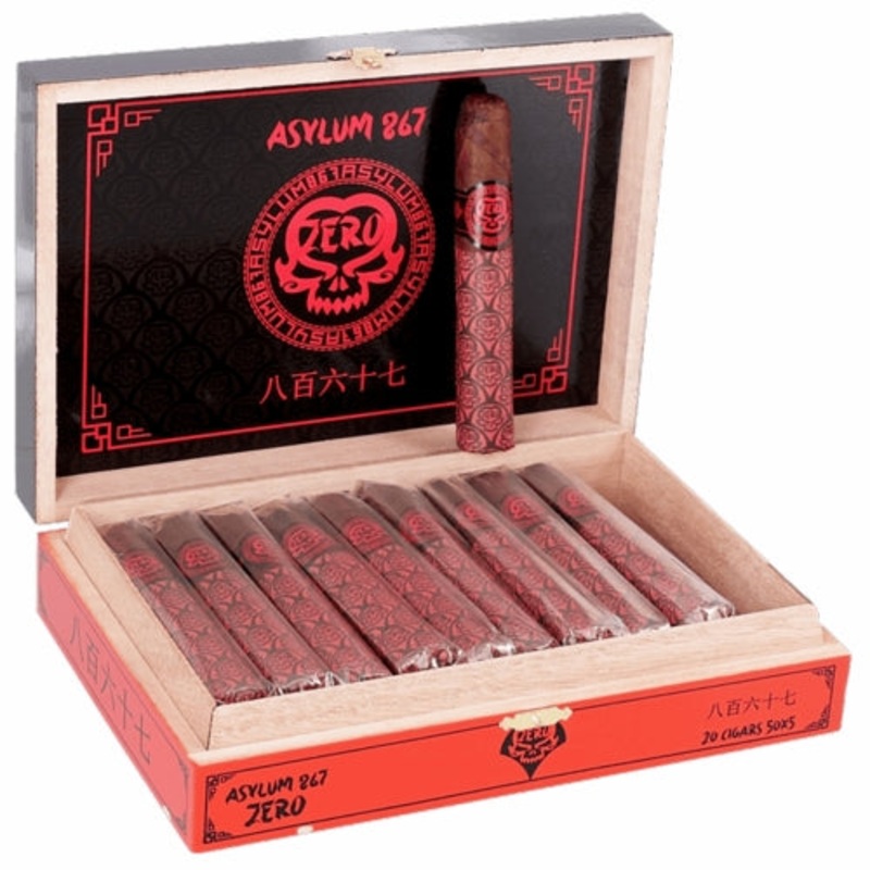 Asylum 867 Zero Robusto (5″ x 50) Box of 20
