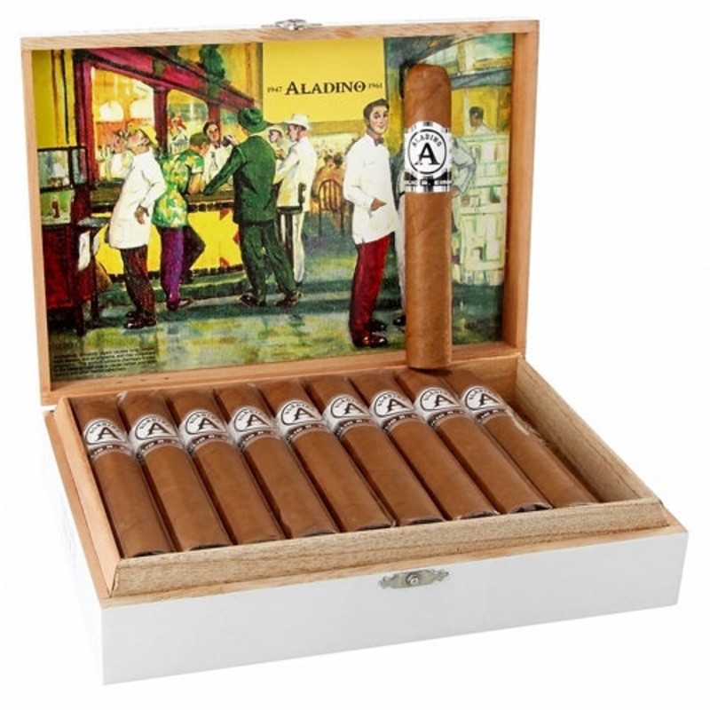 Aladino Connecticut Robusto (5″ x 50) Box of 20