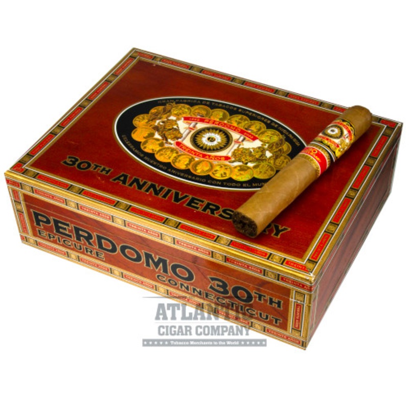 Perdomo 30th Anniversary Connecticut Epicure Box-Pressed (6×54)