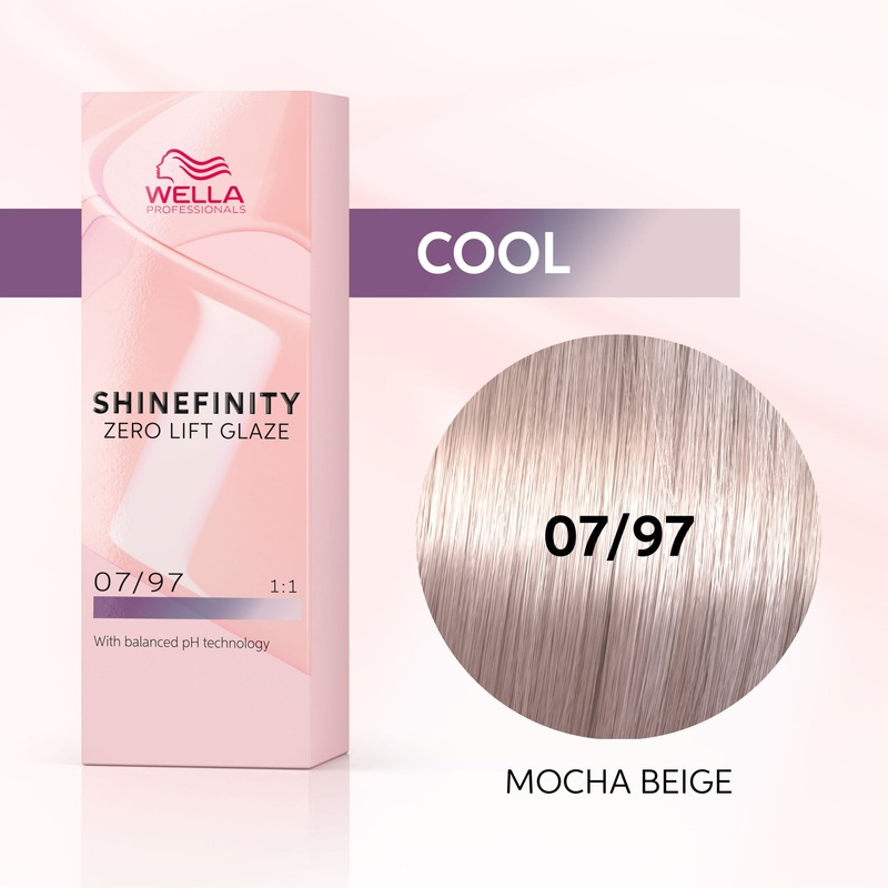 Wella SHINEFINITY Zero Lift Glaze – Geliniai plauk daai 07/97, 60 ml