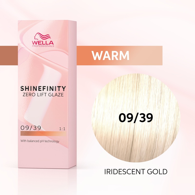 Wella SHINEFINITY Zero Lift Glaze – Geliniai plauk daai 09/39, 60 ml