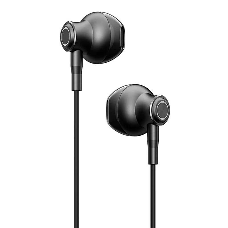 Wired Earphones JR-EC07, Type-C (Black), Suchawki dokanaowe przewodowe Joyroom JR-EC07, Type-C (Czarne)