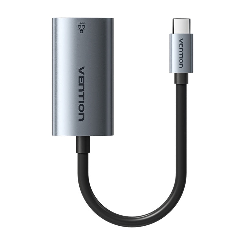 Adapter Vention USB-C do Gigabit Ethernet 0.15m, Adapter Vention USB-C do Gigabit Ethernet 0.15m