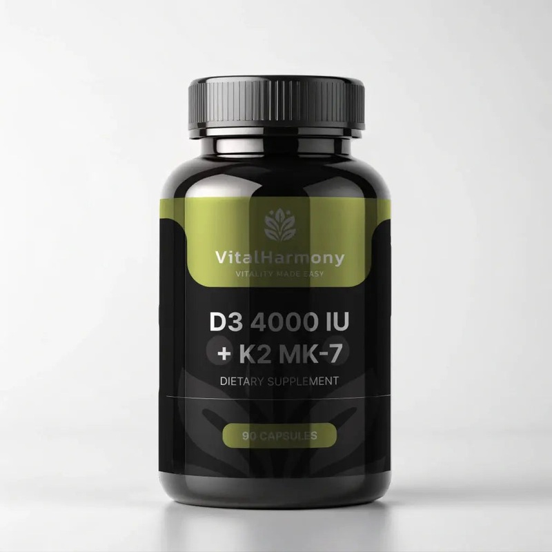 VitalHarmony D3 4000 + K2 – 90 kapsuli