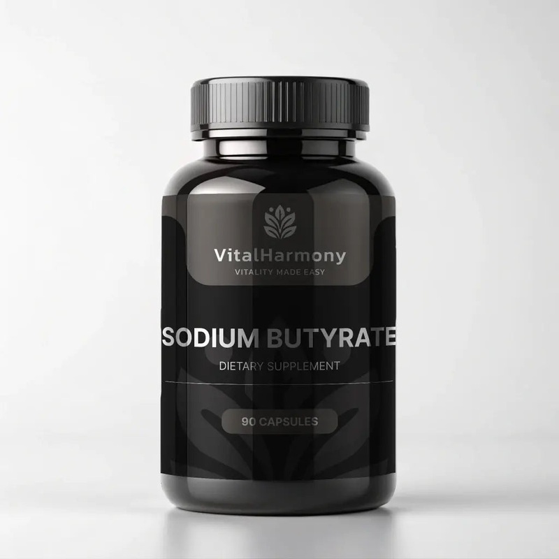 VitalHarmony Natrio Butiratas  90 kapsuli