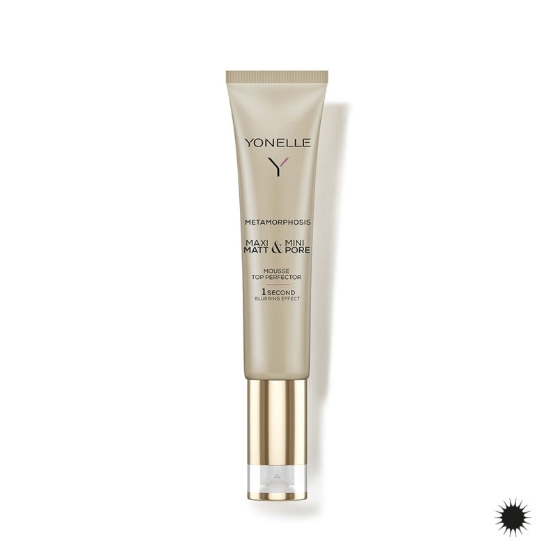 Yonelle Metamorphosis Maxi Matt & Mini Pore Mousse Top Perfector Put pagrindo veido maskuoklis, 25ml