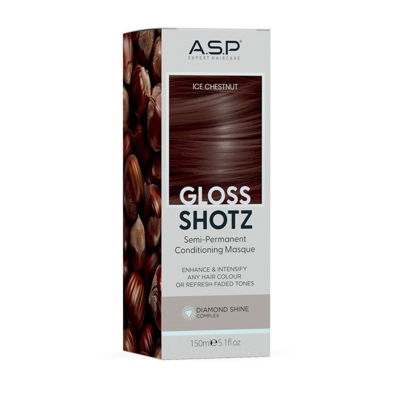 ASP Gloss Shotz ICE CHESTNUT coloring mask 150ml