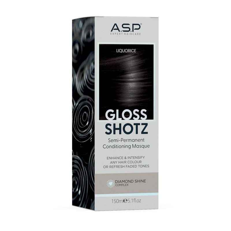 ASP Gloss Shotz LIQUORICE coloring mask 150ml