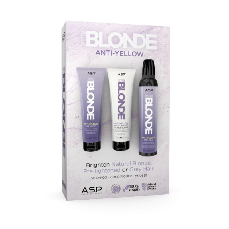 ASP System Blonde ANTI-YELLOW gift pack 3x275ml