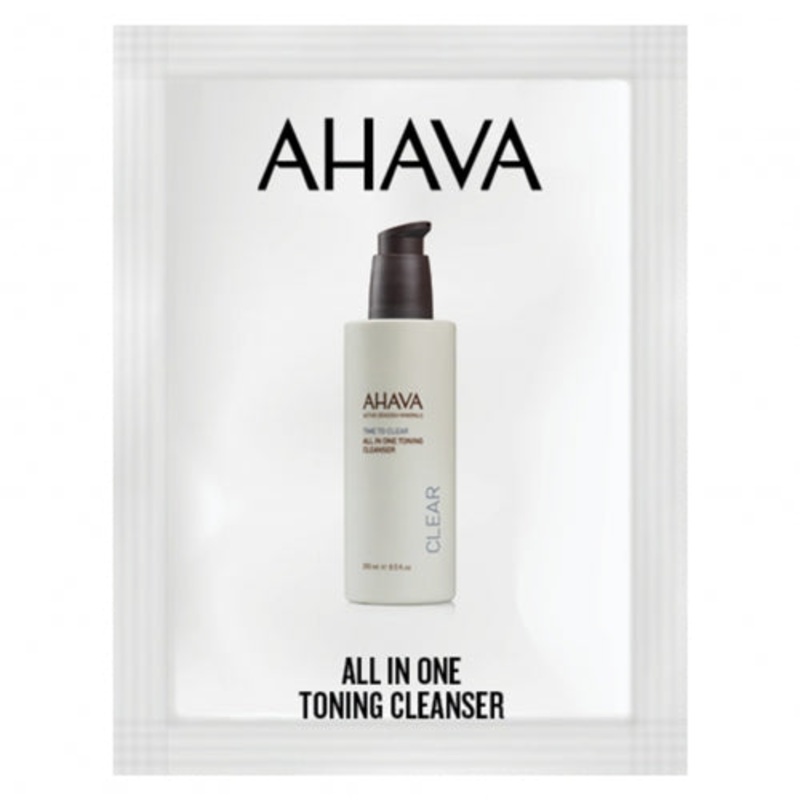 AHAVA TIME TO CLEAR ALL-IN-ONE TONING CLEANSER, 4 ml