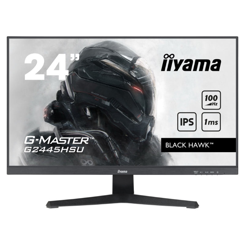24″ ETE IPS Gaming, G-Master Black Hawk, FreeSync, 1920×1080@100Hz, 250cd/m, HDMI, DisplayPort, 1ms MPRT, Speakers, USB-HUB 2×2.0,