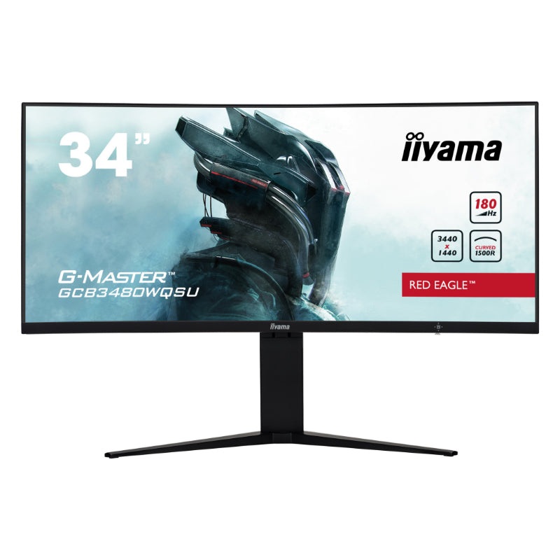 34″ Curved R1500, 3440×1440, 2H2DP, USB, HAS