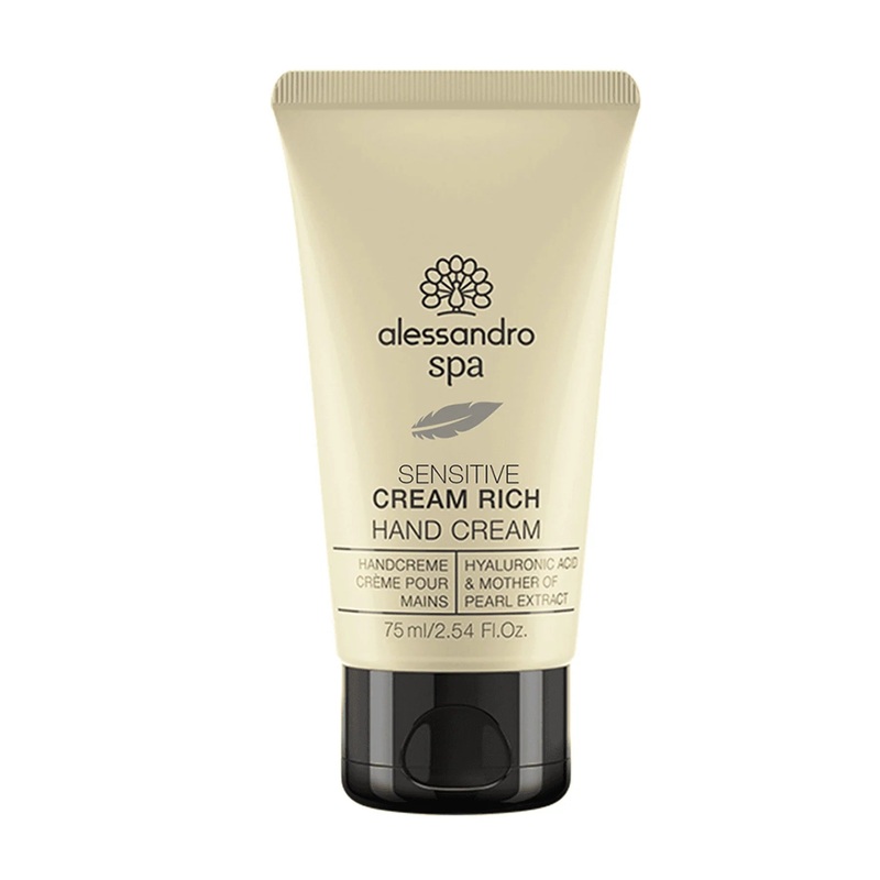 Alessandro CREAM RICH SENSITIVE Hand cream with hyaluron for sensitive skin 75 ml