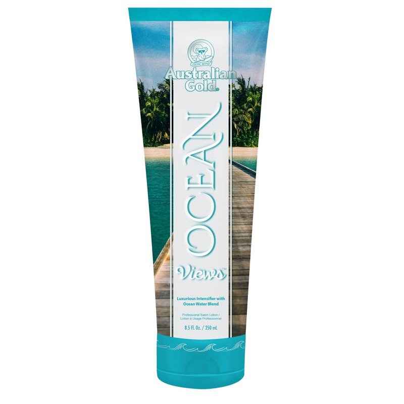 Australian Gold Ocean Views cream for tanning in a solarium