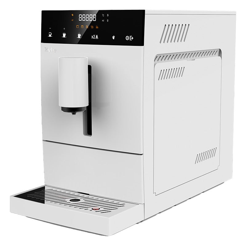 Automatic coffee machine Zyle ZY555CM, white, 1350 W