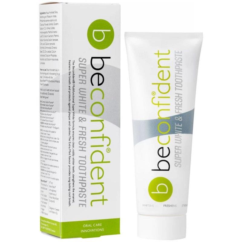 Whitening toothpaste Beconfident Multifunctional Super White & Fresh Toothpaste BEC141698, 75 ml