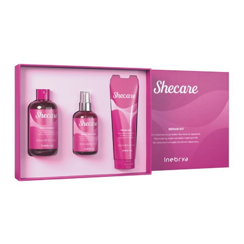 A set of hair care products Inebrya Shecare Repair Kit ICE26279, products for hair restoration