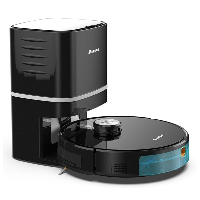 Washing robot vacuum cleaner with dust dump station Mamibot EXVAC890SET Glory, battery 5200 mAh, black