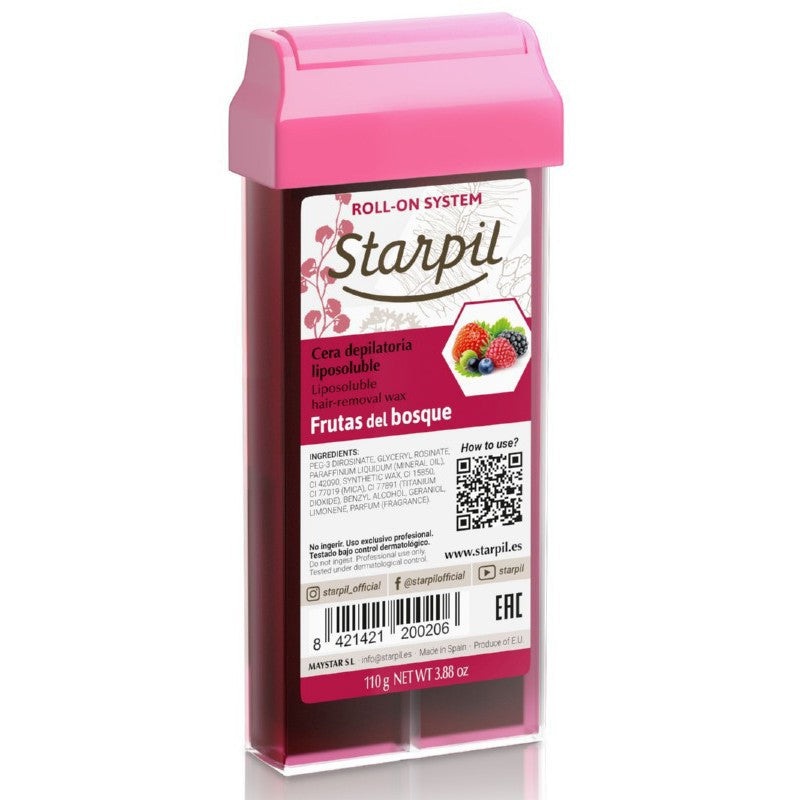 Wax in cartridge Starpil Roll-On STR3010109001 Frutas Del Bosque with forest fruits, 110 g