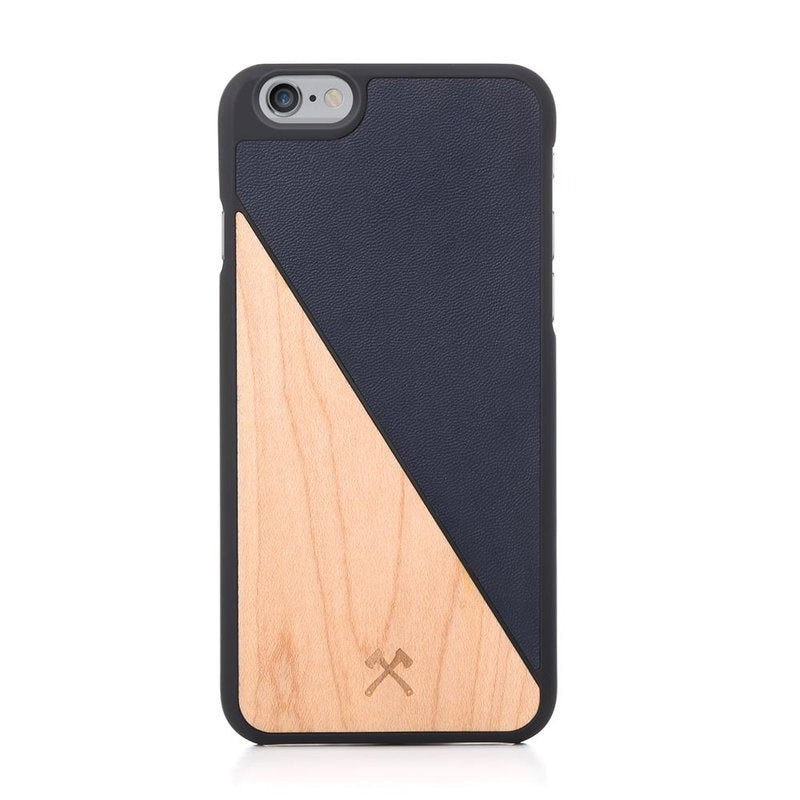 Woodcessories EcoSplit iPhone 6(s) Maple/blue eco231