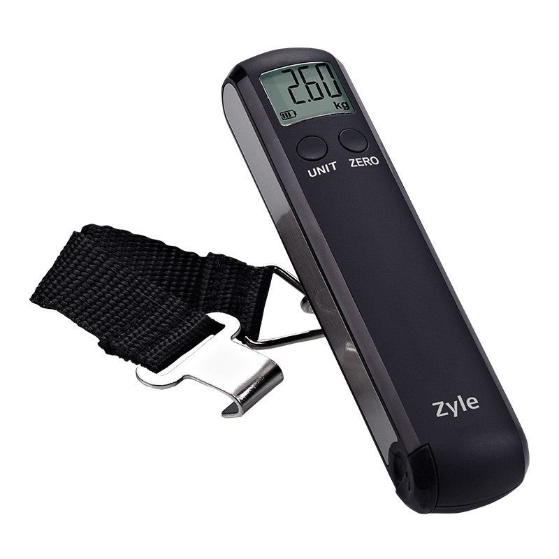 Zyle travel luggage scale, ZY940SC, weighs up to 50 kg, black