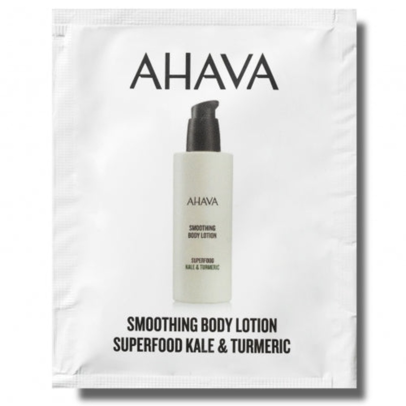 AHAVA KALE & TURMERIC BODY LOTION, 6 ML