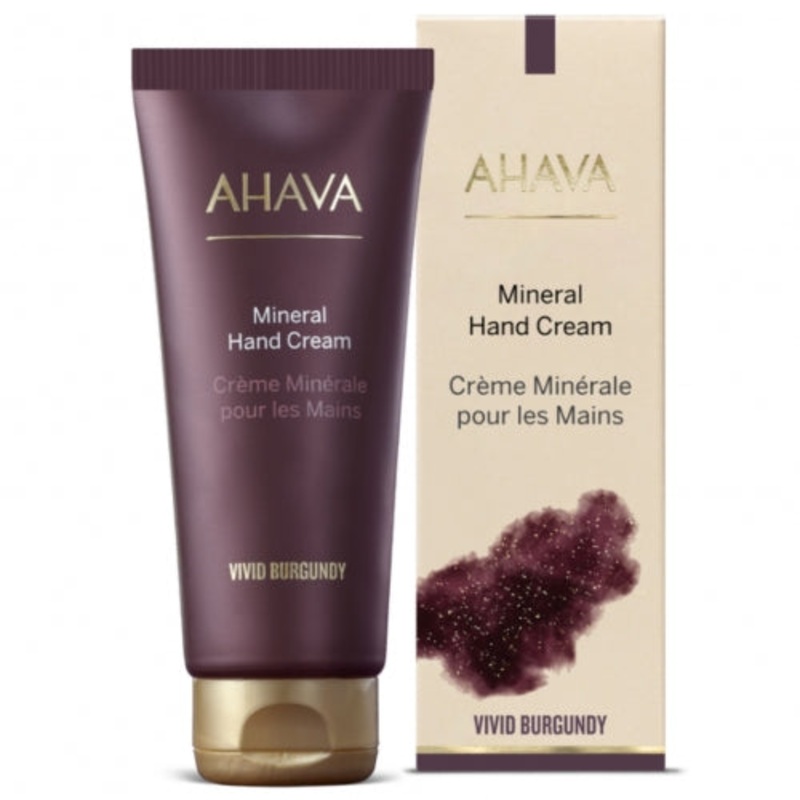 AHAVA MINERAL HAND CREAM VIVID BURGUNDY, 100 ML