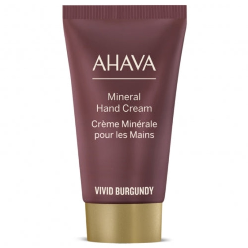 AHAVA MINERAL HAND CREAM VIVID BURGUNDY, 40 ML