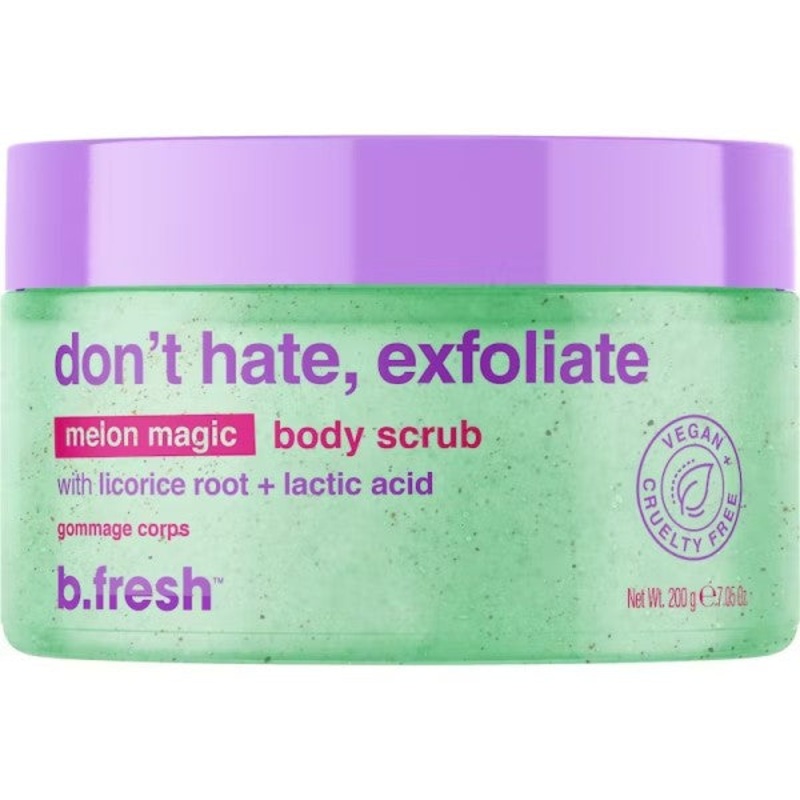 b.fresh Don’t Hate, Exfoliate Melon Magic Body Scrub Melon aroma body scrub, 200g