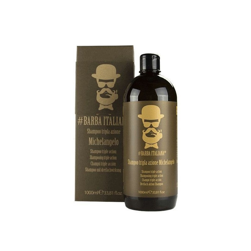 Anti-dandruff shampoo Barba Italiana Tri – Action Michelangelo 1000 ml