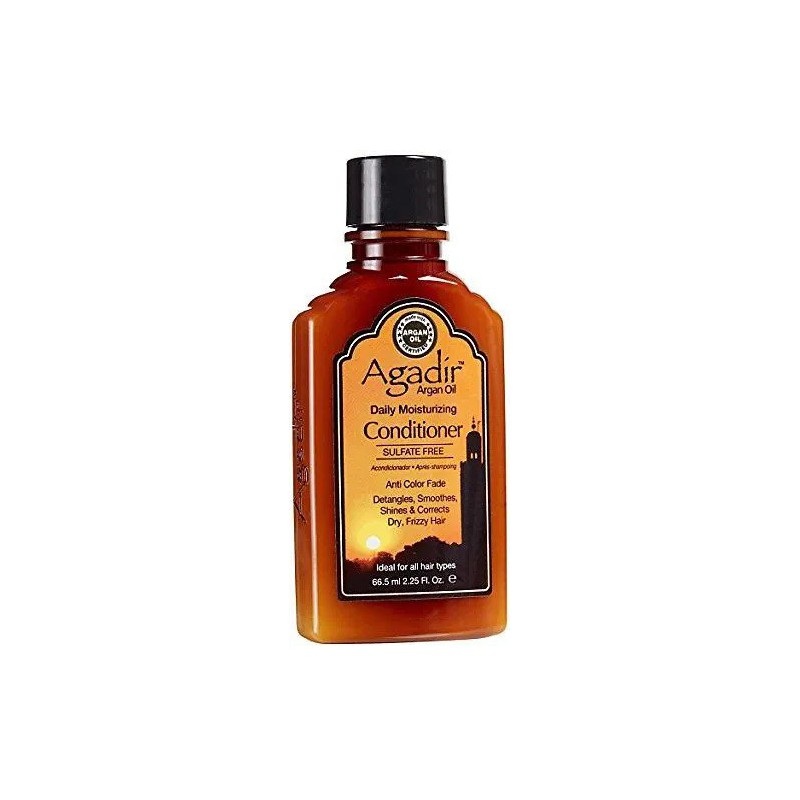 Agadir Argan Oil Moisturizing Hair Conditioner AGD2063, deeply moisturizes hair, suitable for daily use, protects hair color, contains argan oil, travel pack, 66.5 ml