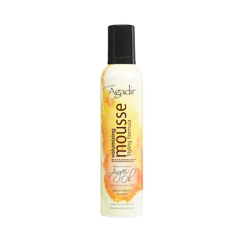 Volumizing mousse for hair Agadir Argan Oils Volumizing Mousse AGD2070 for hair styling, adds volume and shine, 241 g